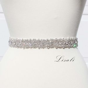 Rhinestone bridal belt, bridal belt sash,